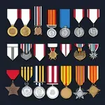 military medals and decorations image